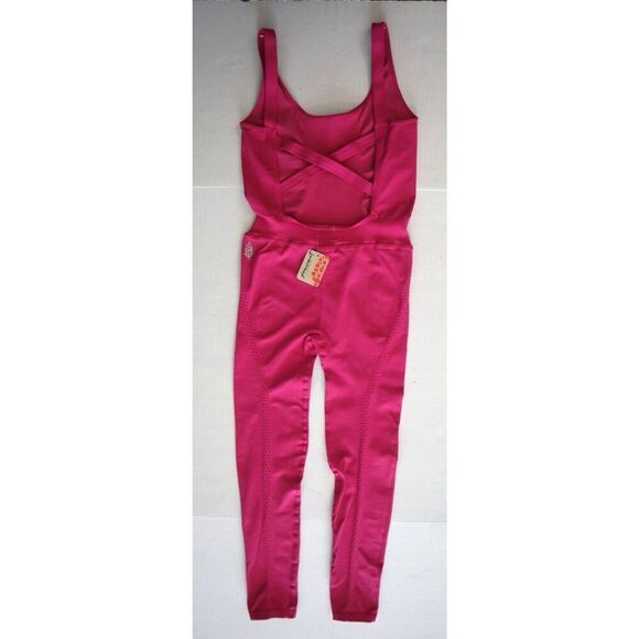 FP Movement OB1223110 Women's Sz M/L Berry/LT Purple Good Karma Jumpsuit - Picture 2 of 11